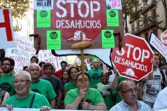 Manifestació d&#039;aquest diumenge pel dret a l&#039;habitatge digne a Barcelona