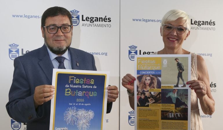 Los concejales Luis Martín de la Sierra y Angelines Micó han presentado los festejos