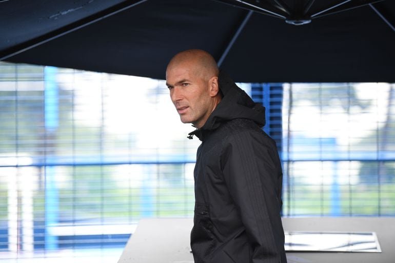 Zidane durante un evento, este junio