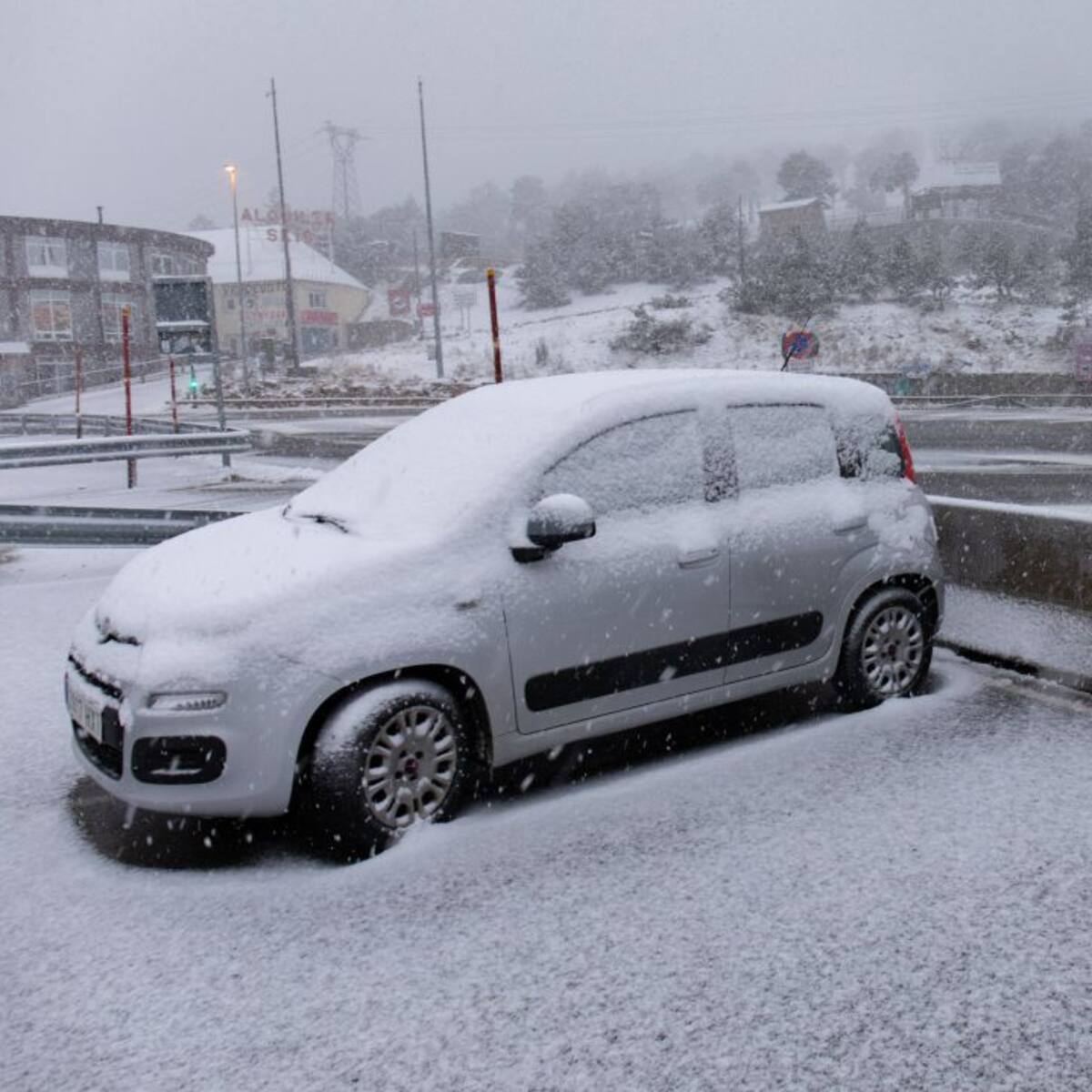 Activado el aviso amarillo por nieve en la sierra de la Comunidad de Madrid