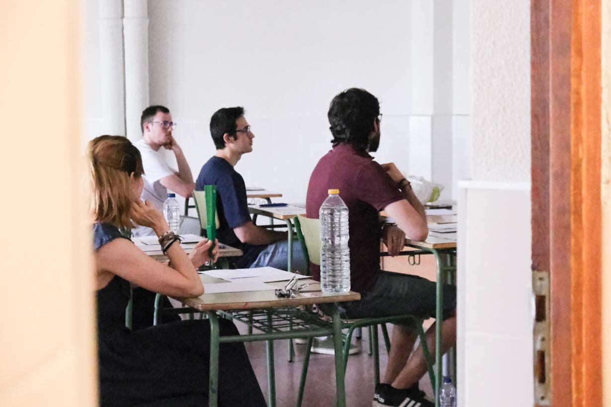 Opositores a Enseñanzas Medias este sábado en el IES 'Universidad Laboral' de Toledo