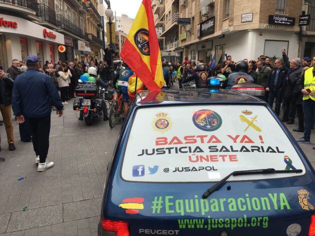 Manifestación de Jusapol en Córdoba