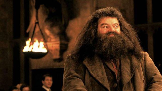 Hagrid, durante una escena de &#039;Harry Potter&#039;.