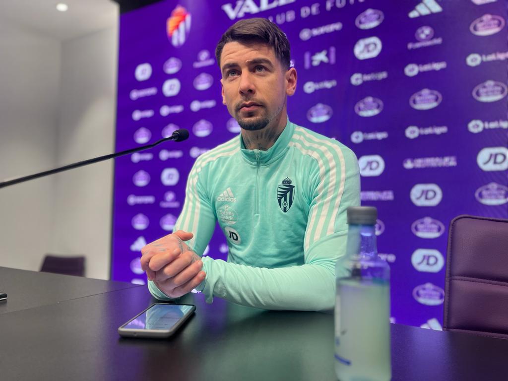 Luis Pérez, jugador del Real Valladolid