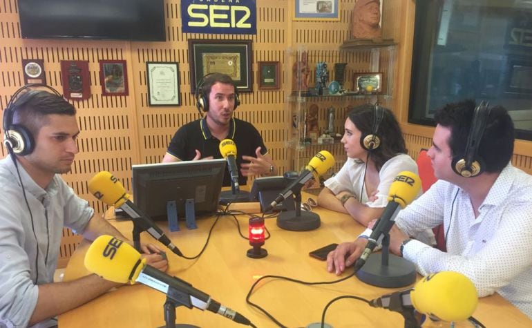 Jóvenes socialistas europeos en el Hoy por Hoy Cádiz