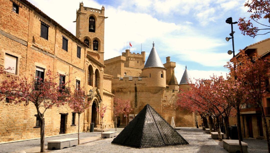 El casco histórico de Olite con el Palacio es su principal atractivo