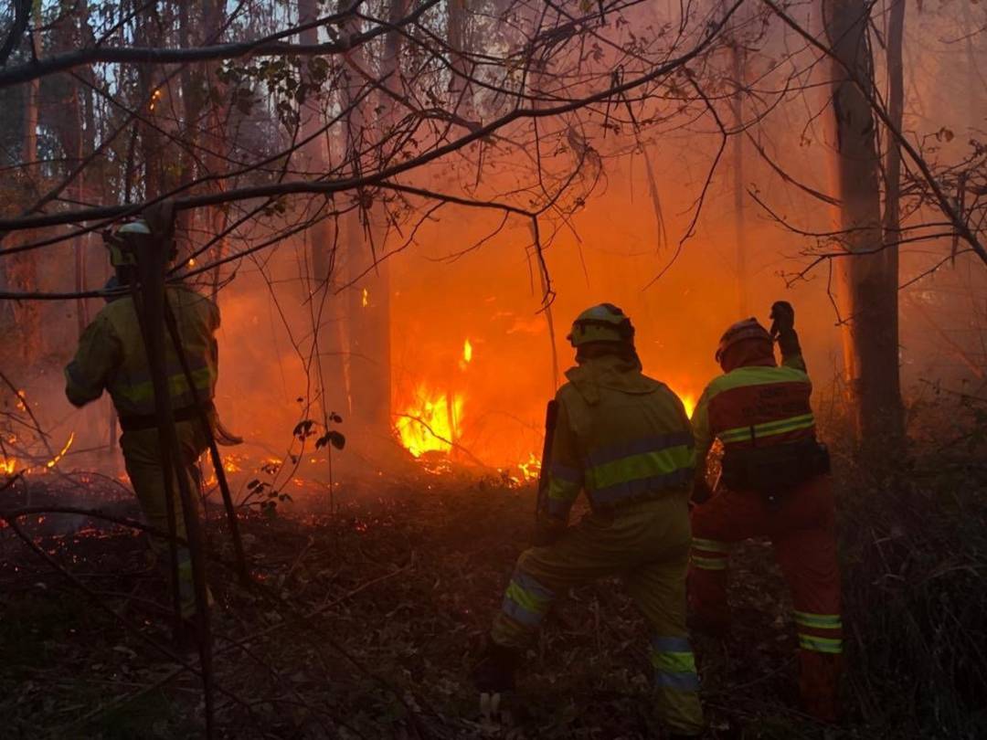 Imagen de archivo de un incendio.