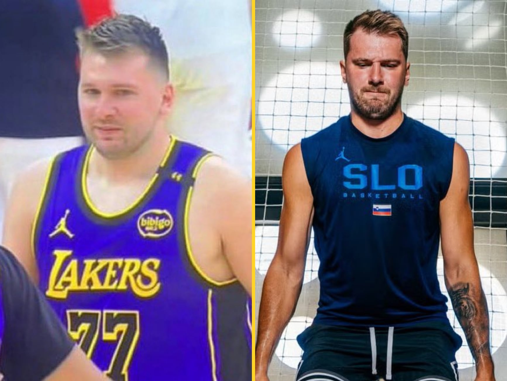 Luka Doncic y su impresionante cambio físico