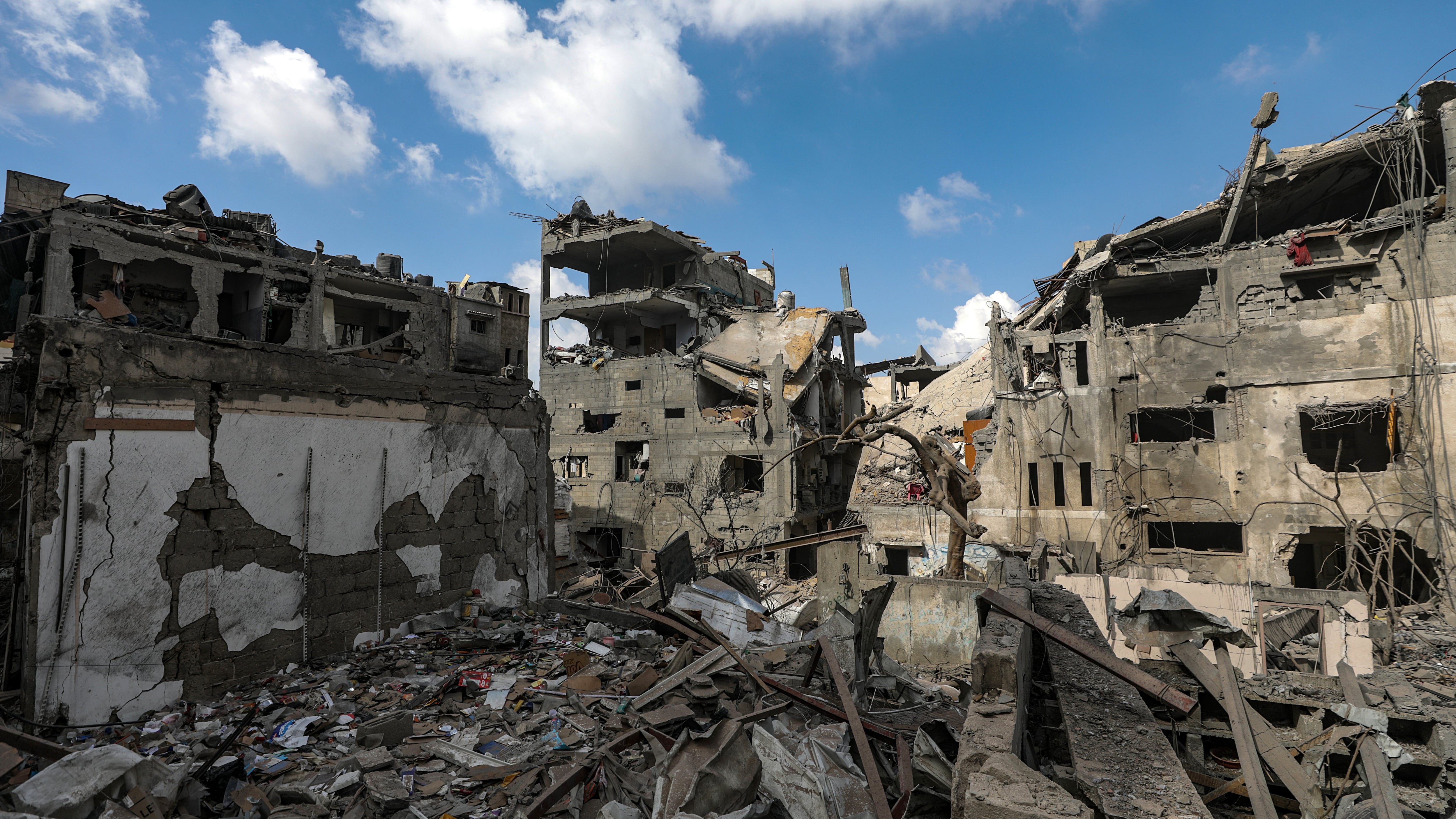 Daños en Gaza provocados por los bombardeos israelíes