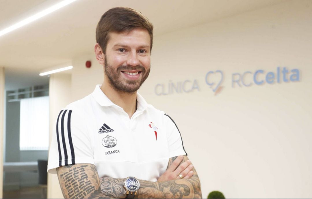 Fedor Smolov, en la clínica del Real Club Celta