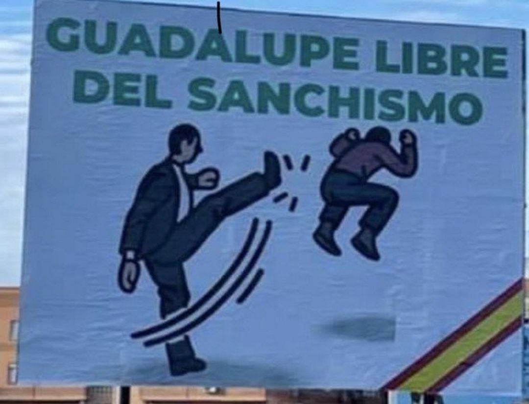 Valla publicitada instalada sin licencia en Guadalupe