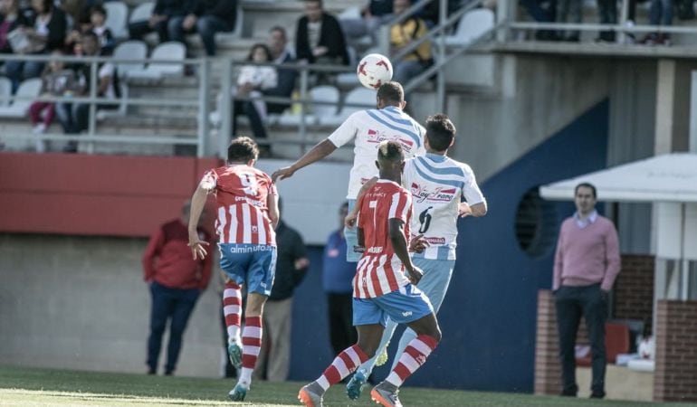 Un momento del partido.