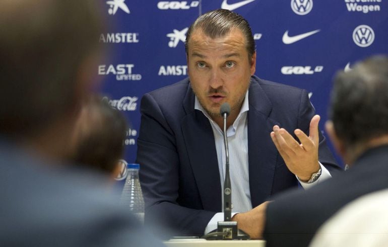 Quico Catalán en sala de prensa