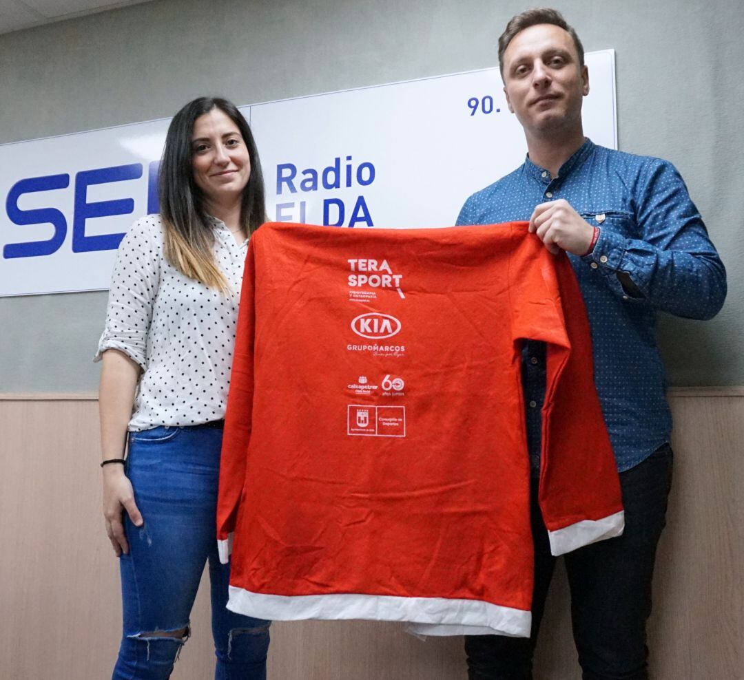 Marta Orenes y Carlos de la Rubia, impulsores de esta carrera solidaria