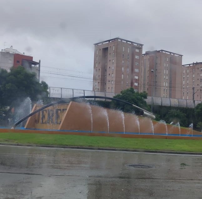 Imagen que presentaba este domingo la Rotonda de la Venencia