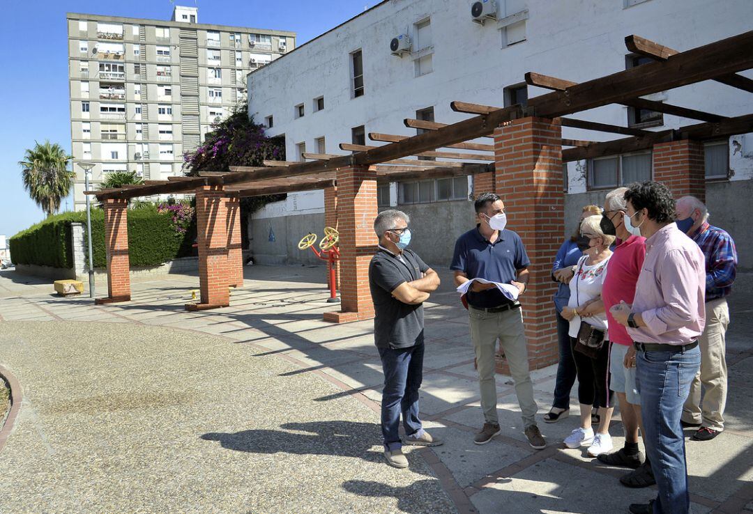 José Antonio Díaz en una de las plazas de Las Torres