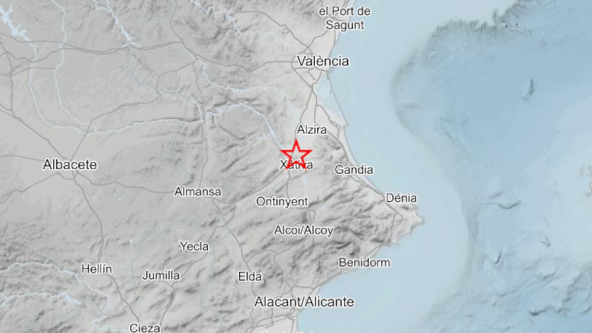 Tres terremotos han cercado Xàtiva en las últimas horas