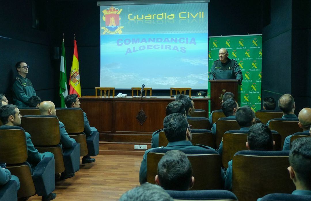 Presentación nuevos guardias civiles en Algeciras