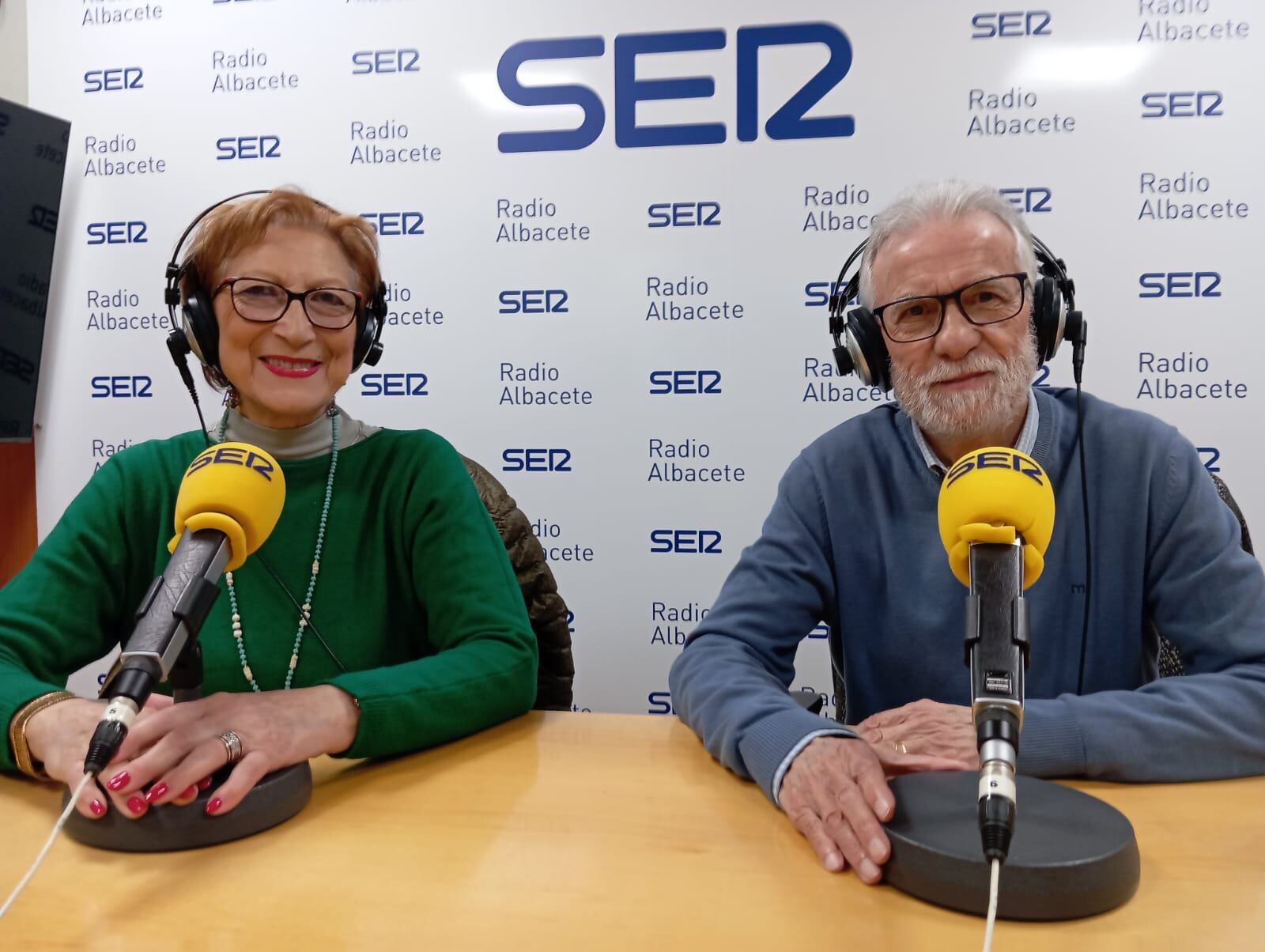 Inmaculada Ruiz y Pepe López, en Radio Albacete