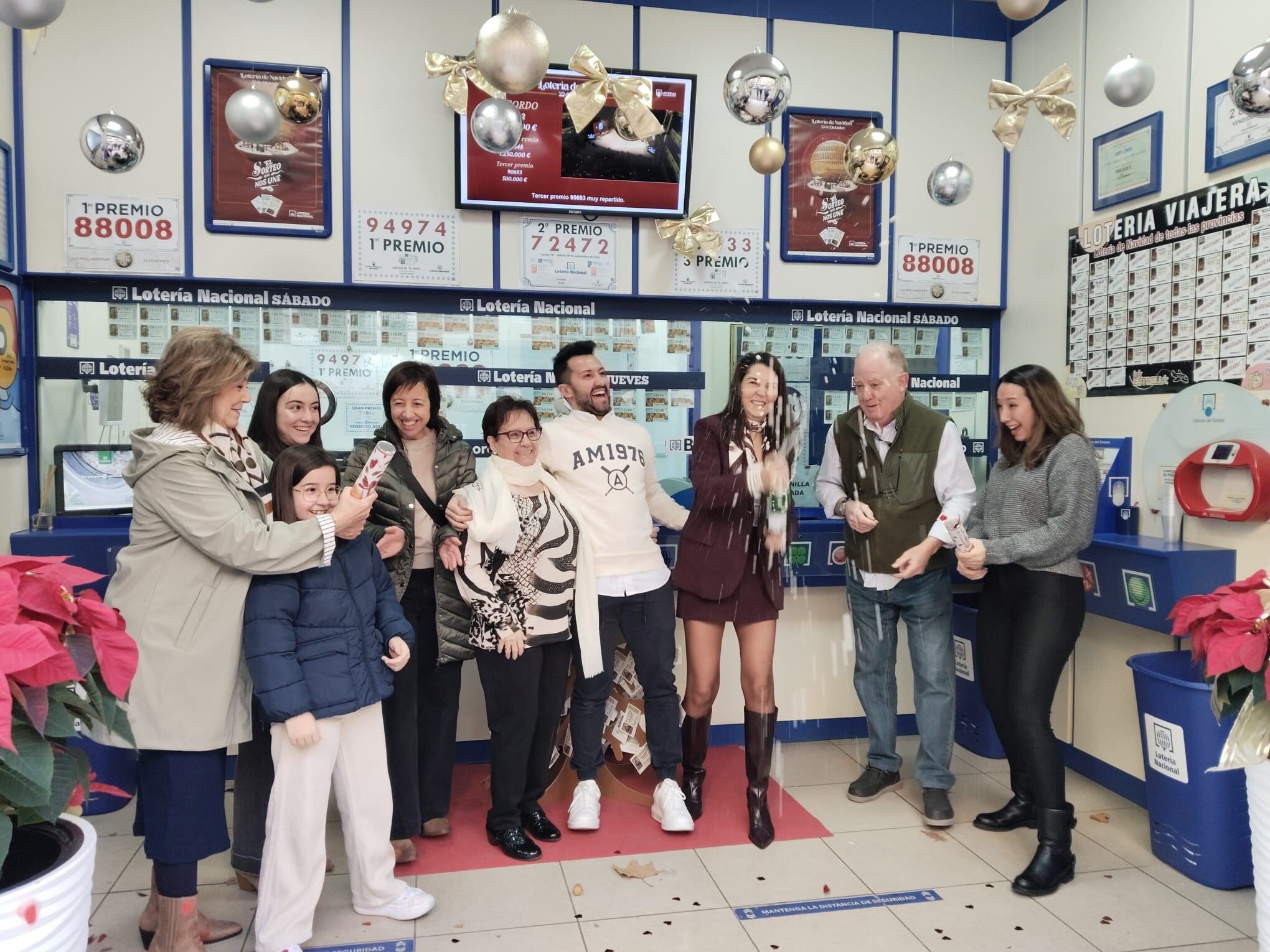 El 90.693, el tercer premio, ha repartido un millón de euros en Gandia