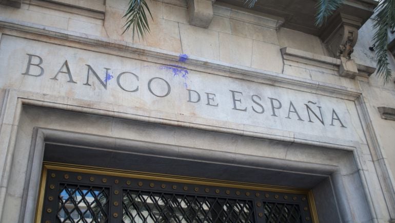 Imagen de la fachada del Banco de España.