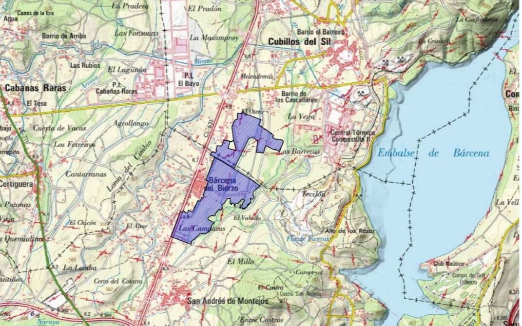 VIAs presenta un recurso contra la planta fotovoltaica por su proximidad a Bárcena del Bierzo