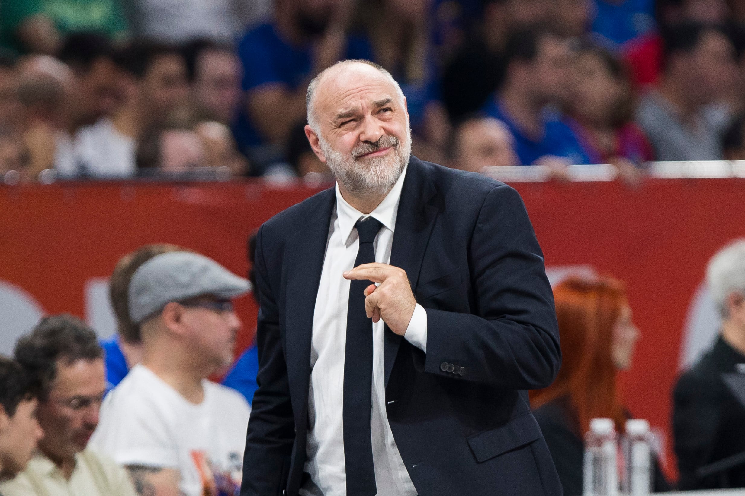 Pablo Laso, durante la Final Four de la Euroliga