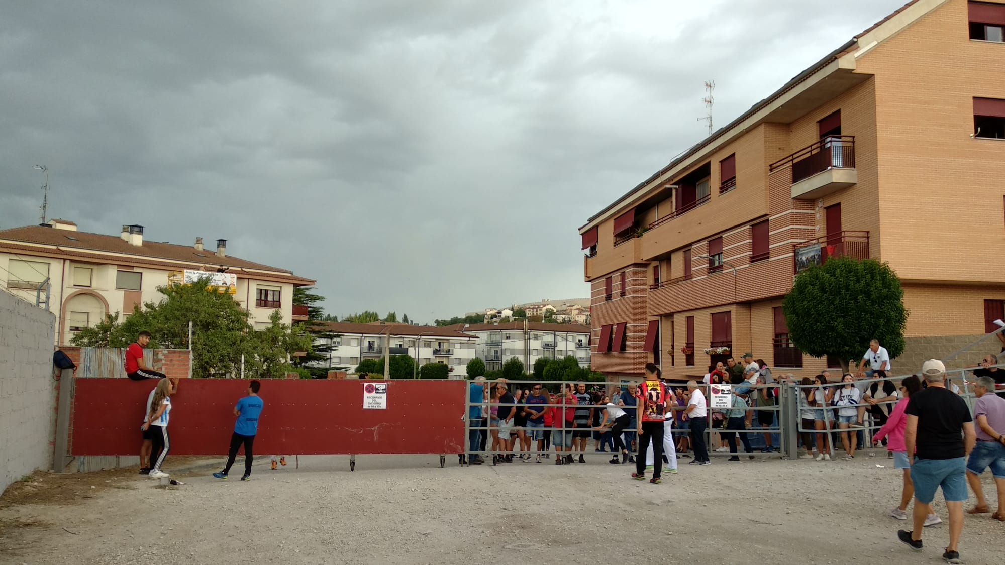 Puerta de seguridad en el Embudo de Cuéllar