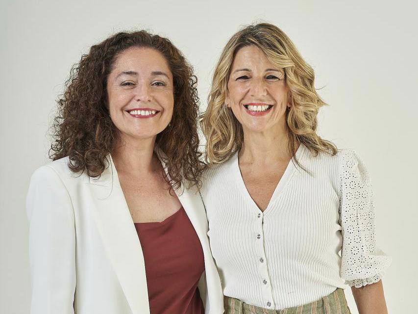 Yolanda Díaz e Inma Nieto