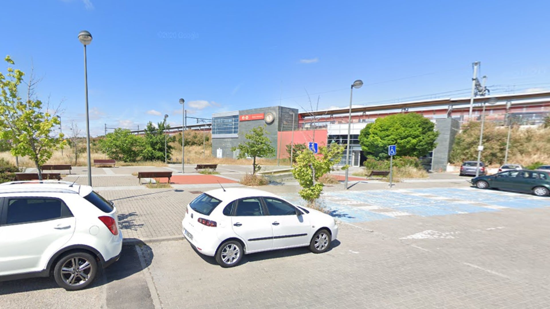 La estación de Cercanías de Parque Polvoranca en Leganés