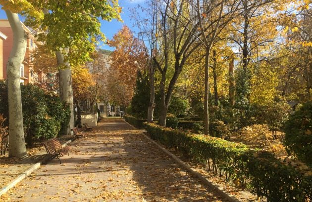 El parque de San Julián en otoño.