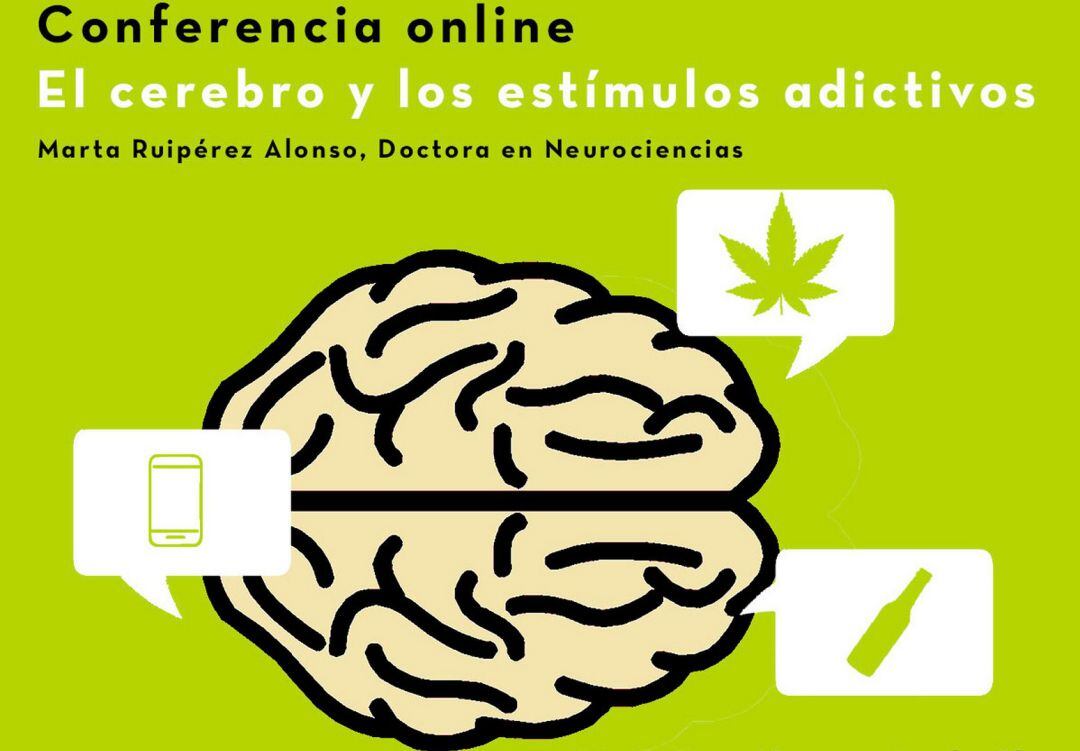 El ciclo de conferencias sobre el cerebro y los estímulos adictivos se celebrará entre el 22 y 28 de enero de manera online.