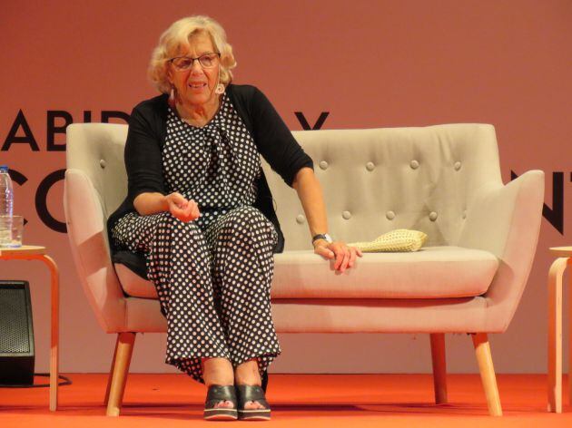 Manuela Carmena en el Encuentro de la Sabiduría y del Conocimiento que se está celebrando en Córdoba