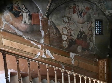 Pinturas murales del convento Nuestra Señora la Real de las Huertas en Lorca