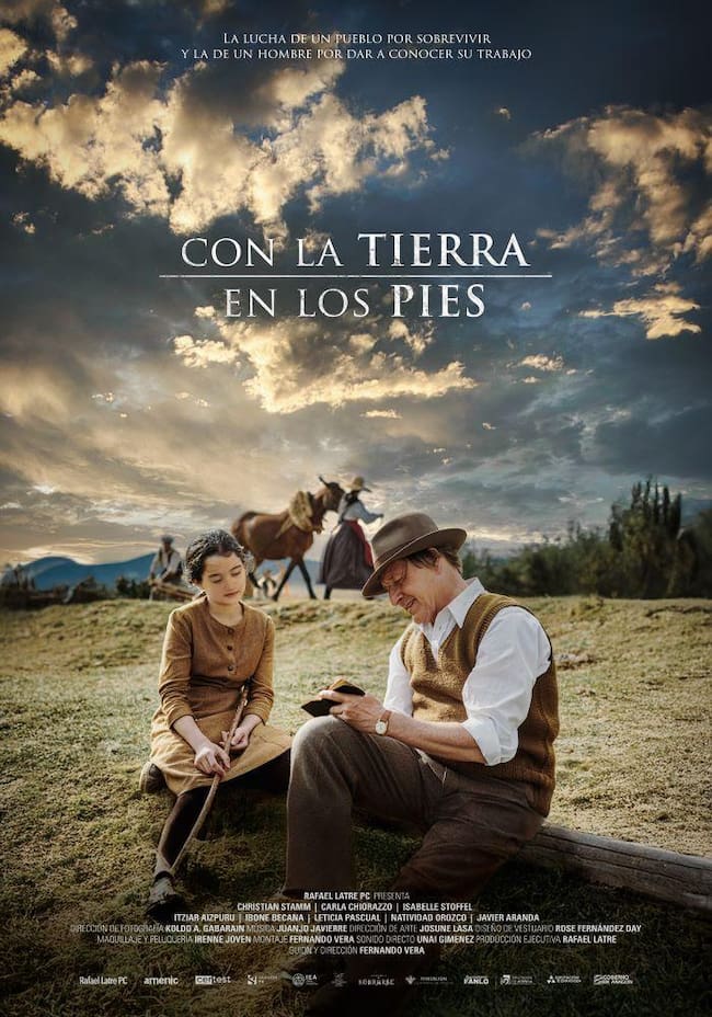 Cartel de “Con la tierra en los pies”, el documental sobre el Pirineo aragonés que se proyecta en los Cines Palafox de Zaragoza