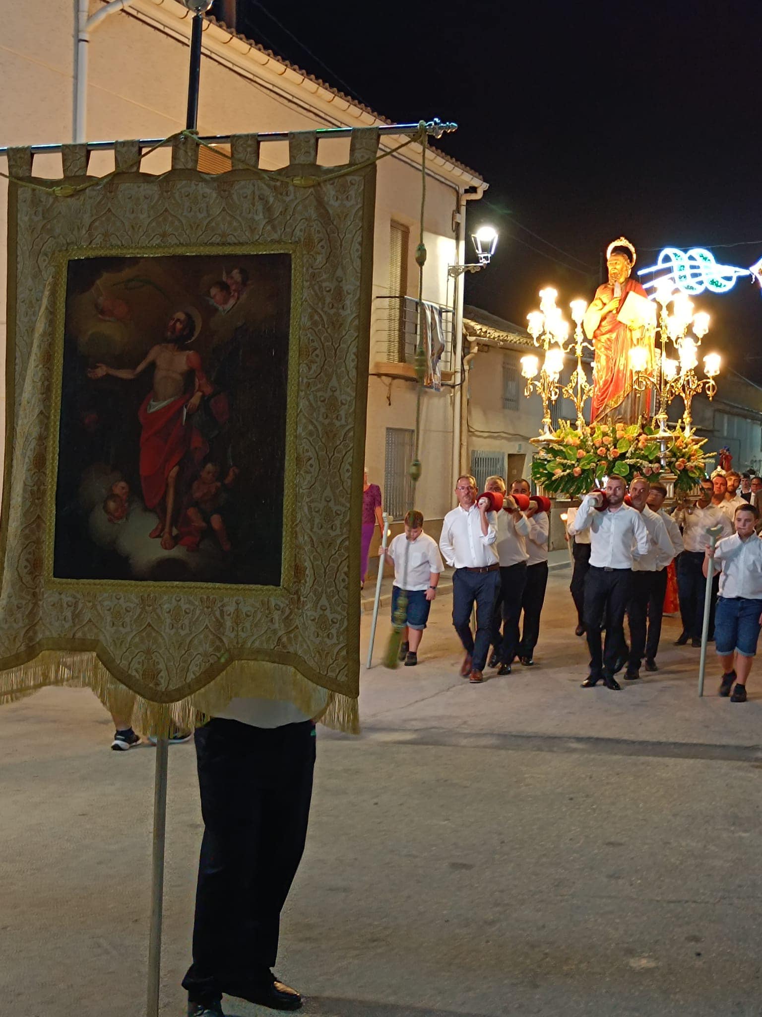 Momento de la procesión