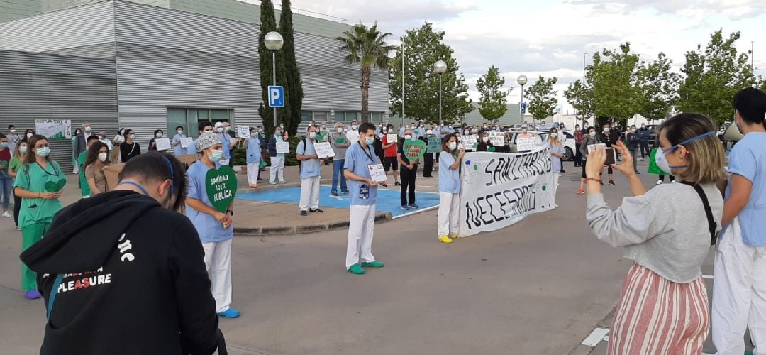 Manifestación de la plataforma