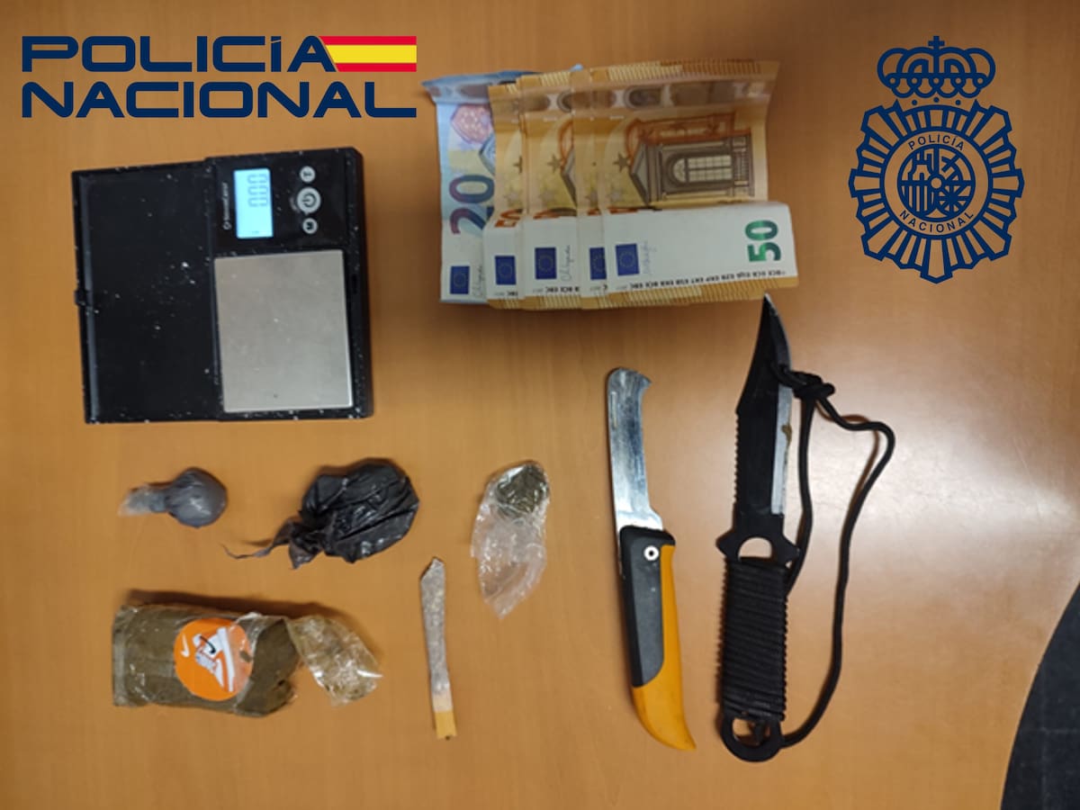 Dos detenidos por tráfico de drogas en una fiesta ilegal en el polígono de Hontoria