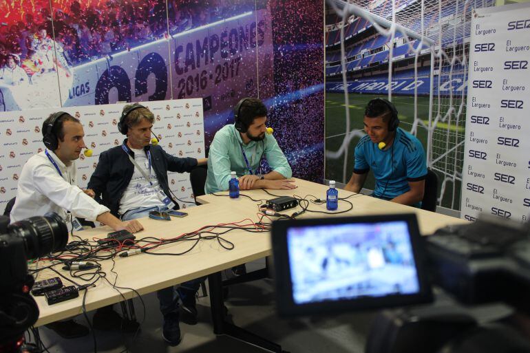 Casemiro durante la entrevista en la SER 