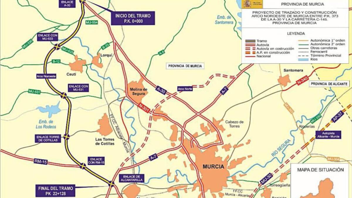 El gobierno regional pide al ministerio de transportes que reanude las inversiones en infraestructuras