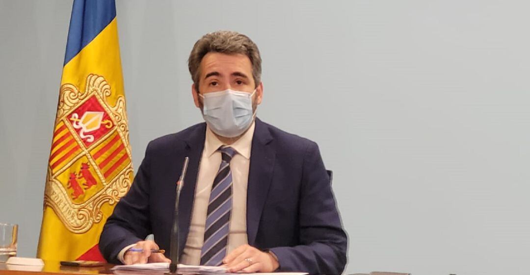 el ministre portaveu, Eric Jover