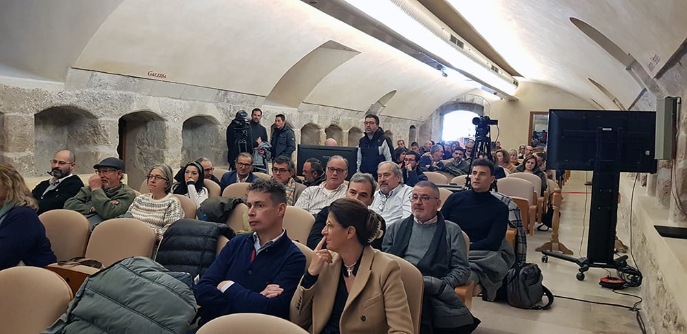 Asistentes a la Jornada de Transición Justa de Zorita en Pastrana/Foto AMAC