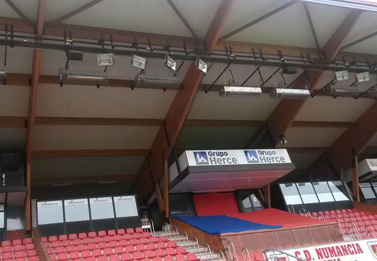 El nuevo sistema de calefacción instalado en Los Pajaritos.