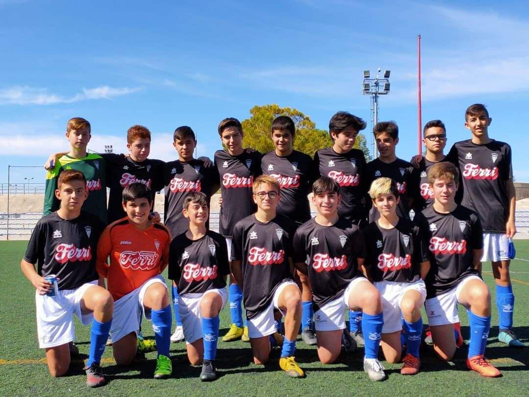 Alineación inicial del Cadete B