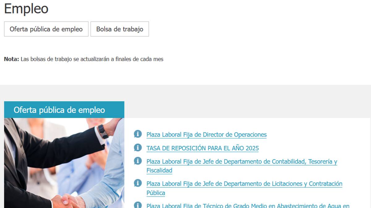 Acosol abre bolsas de empleo para cubrir varias vacantes