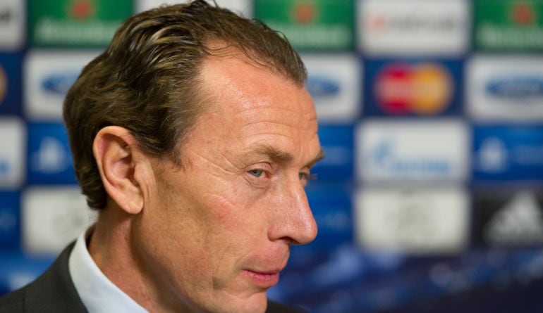 Emilio Butragueño, durante una conferencia de prensa