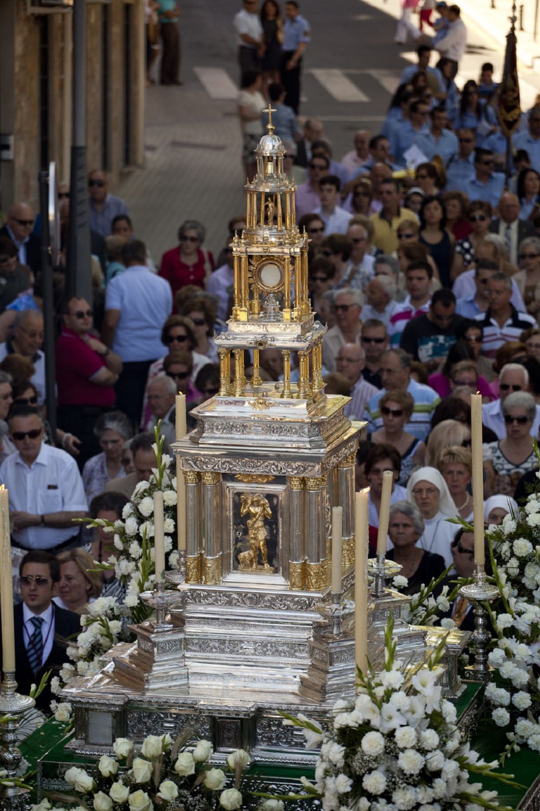 Procesión del Corpus Christi en una edición anterior.