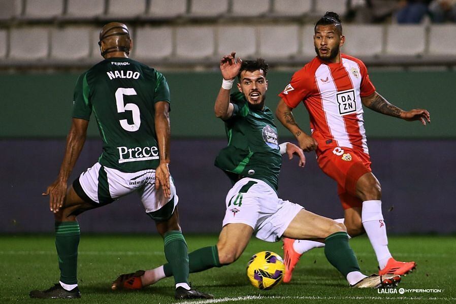 Jugadores de Ferrol y el Almería