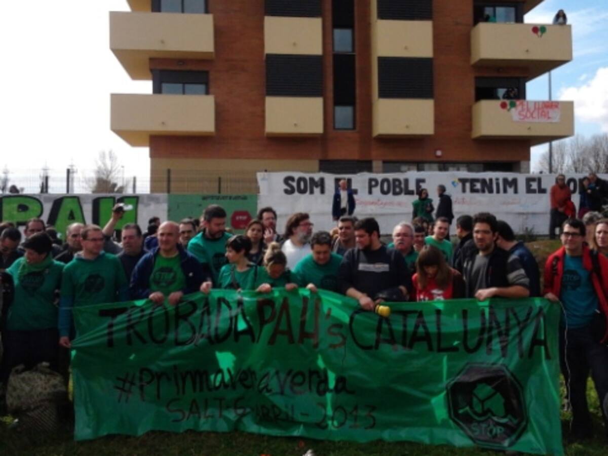 L'Audiència ordena el desallotjament del bloc ocupat per la PaH a Salt