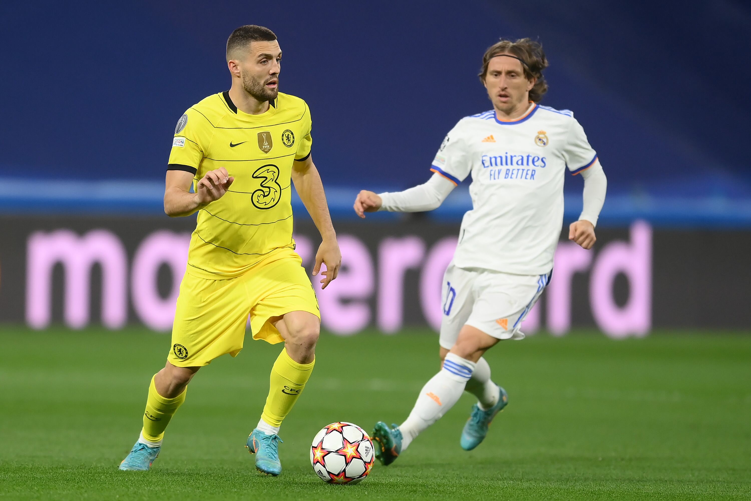 Mateo Kovacic y Luka Modric en el Santiago Bernabéu.